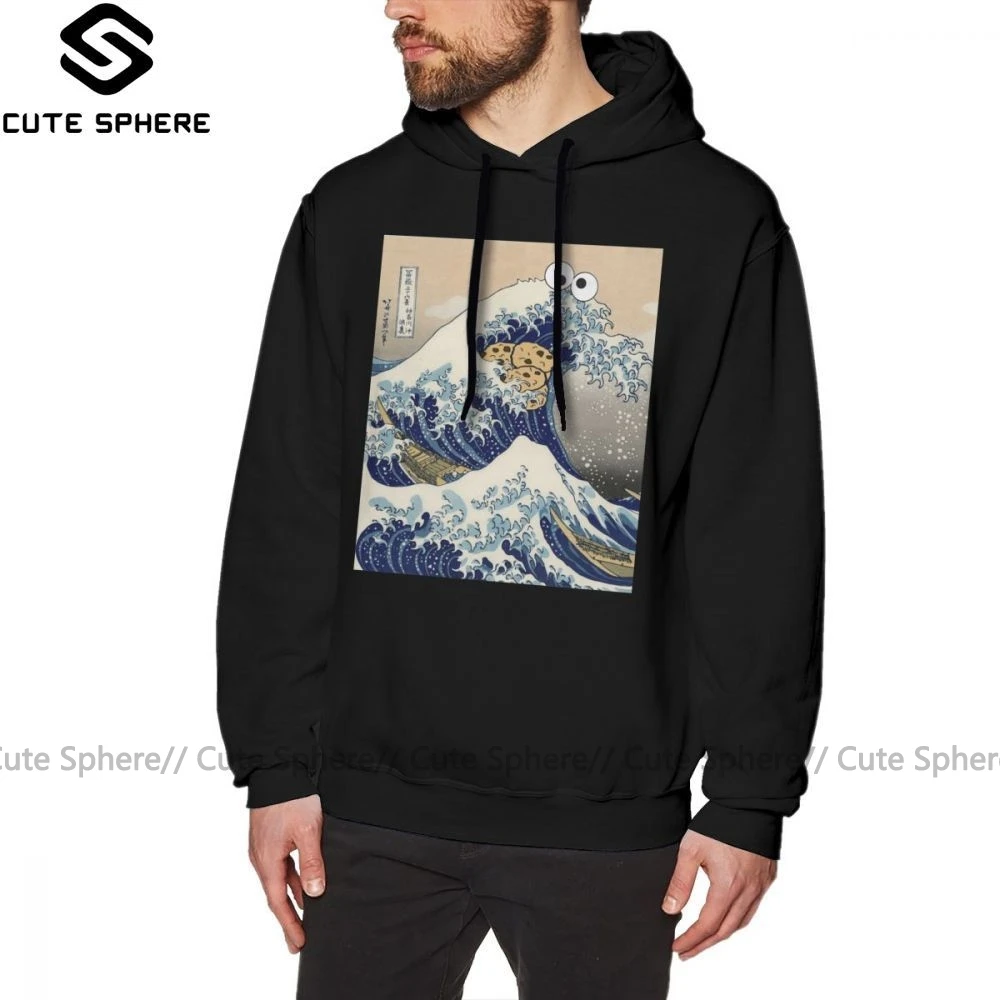 Печенья худи в форме монстра Смешные японские печенья волна канагава толстовки