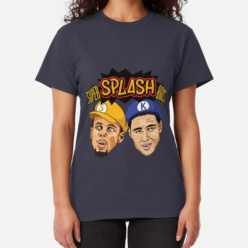 Стеф Карри Клай Томпсон Super Splash Bros футболка Стивен super splash bros Бро | Мужская одежда