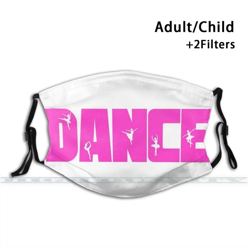 Для танцев танец розовой танцевальной тренировки дизайн пыле-одноразовая маска
