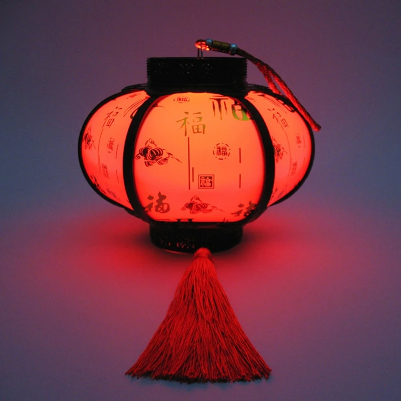 

Household Chinese New Year Chinese Style LED Luminous Portable Lantern 97BB