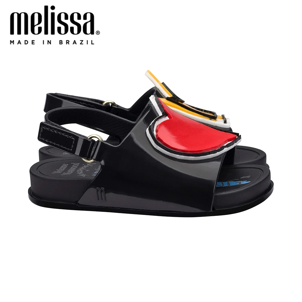 Melissa Mini пляжные сандалии шлепанцы для девочек и мальчиков прозрачная обувь