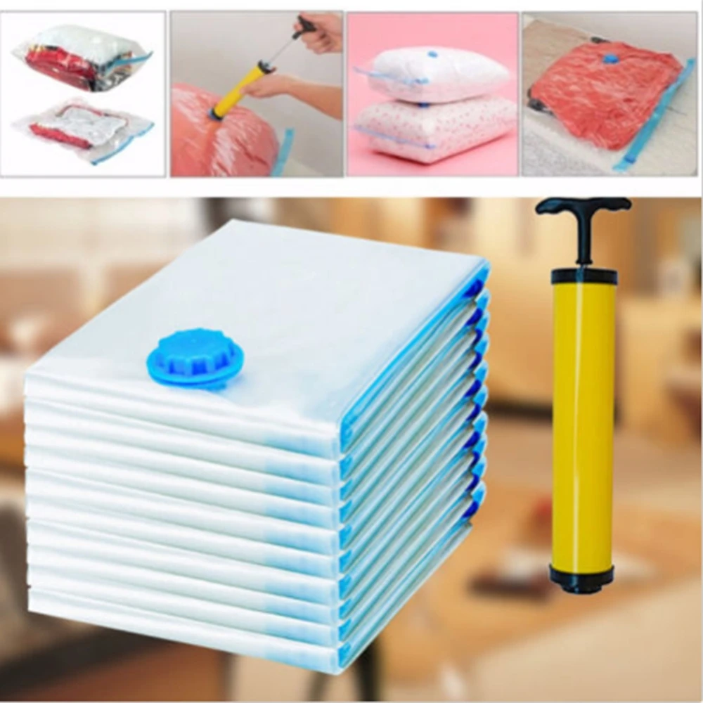 

Large Space Saving Storage Vacuum Bags Clothes Bedding Organiser Under Bed