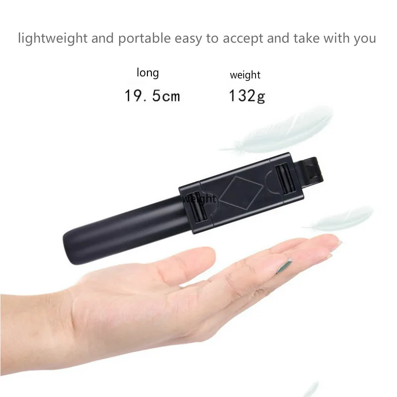 3 в 1 Беспроводная Bluetooth селфи палка складной ручной монопод затвора