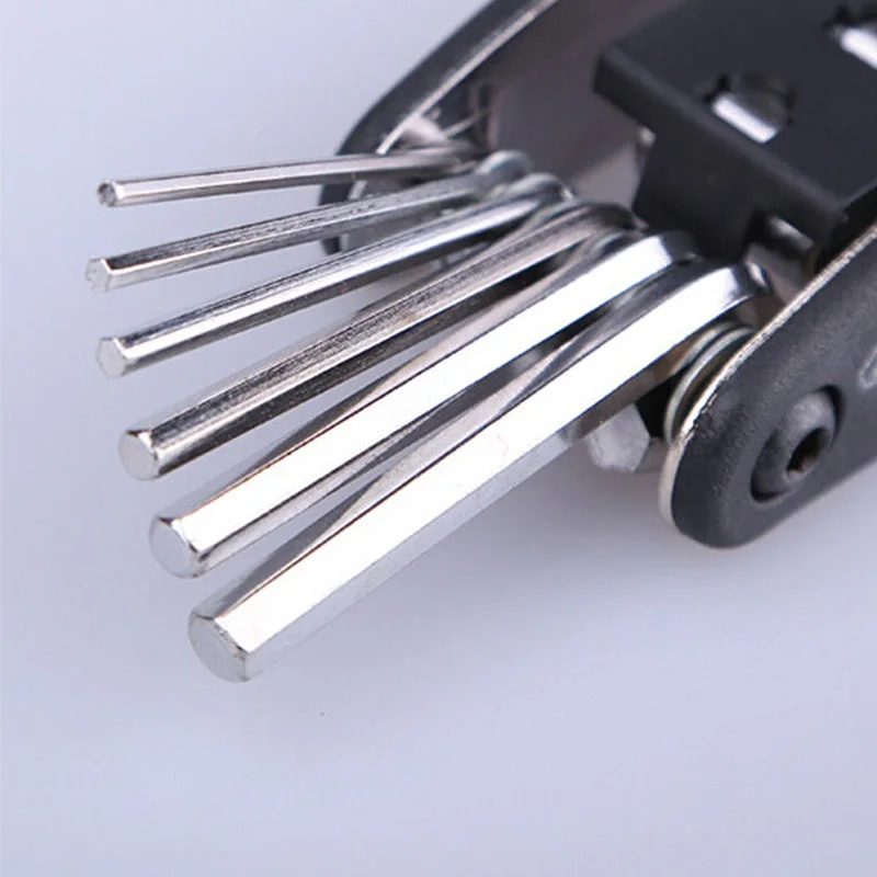 

15-in-1 Mountain Bike Multi-Purpose Repair Tool Combination Repair Tool Portable Multi-Purpose Tool Screwdriver Wrench Nut Tool