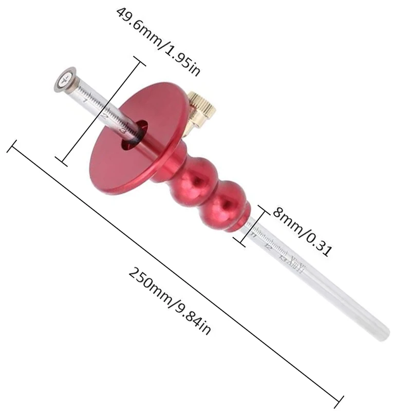 

Woodworking Scriber Stainless Steel Scribe Blade Marking Gauge Aluminum Alloy Wood Scribe Line Carpenter Ruler Measuring Gauge