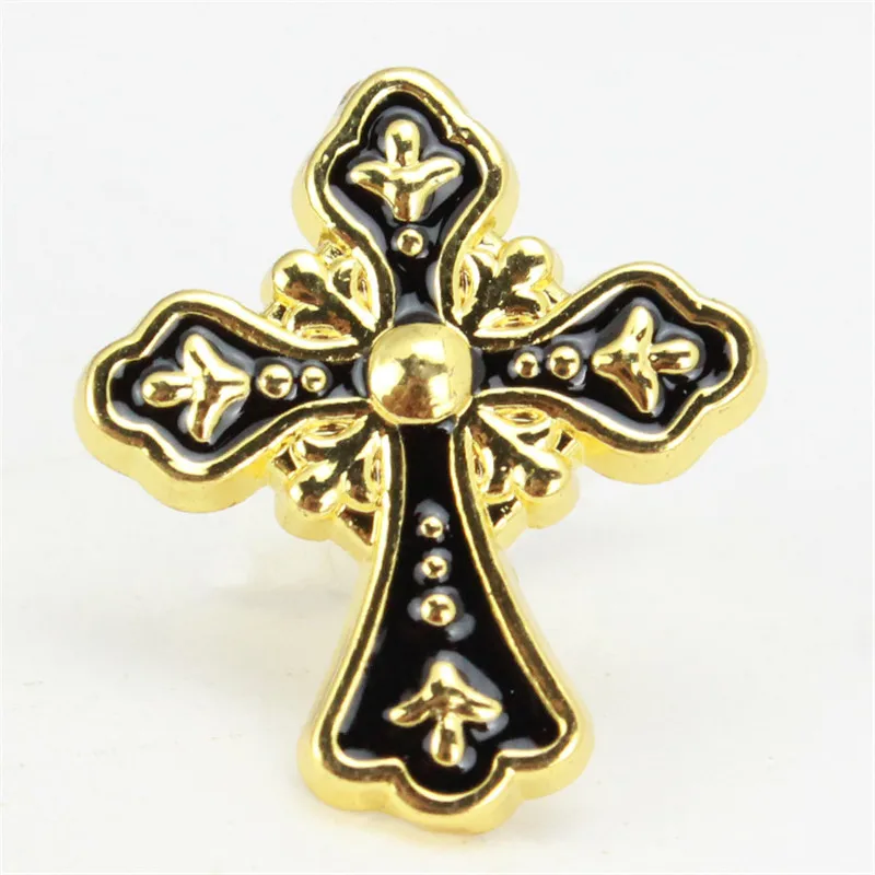 Новинка 2019 популярная брошь в стиле ретро виде крестика для мужчин и женщин