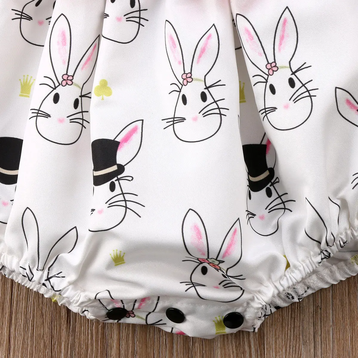 

0-24M Fashion Newborn Baby Girl Clothes Infant Bunny Rabbit Striped Romper Jumpsuit Outfits Clothing