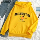 Свитшот с надписью One Direction Merch для мужчин и женщин, худи в стиле Харадзюку на 10 лет, в стиле 90-х, Свитшот оверсайз, пуловер