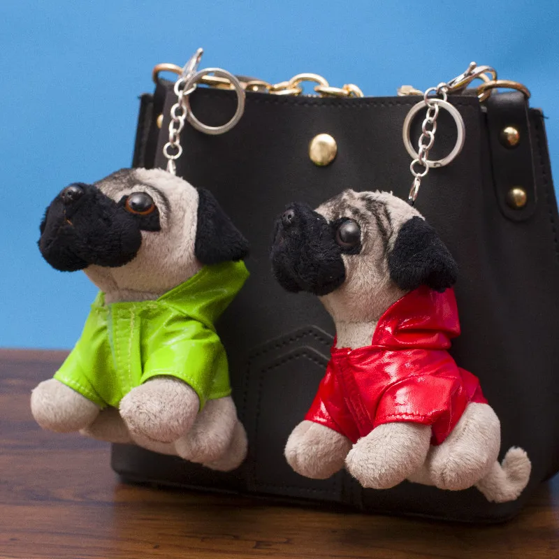 

Yellow Raincoat Dog Keychain Cute Fashion Hot Dog Car Key Chain Children Bag Pendant Men Boy Keyring Lucky Gift