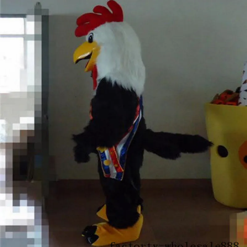 Новый костюм талисмана петуха пушистые костюмы косплей вечерние платья для игр