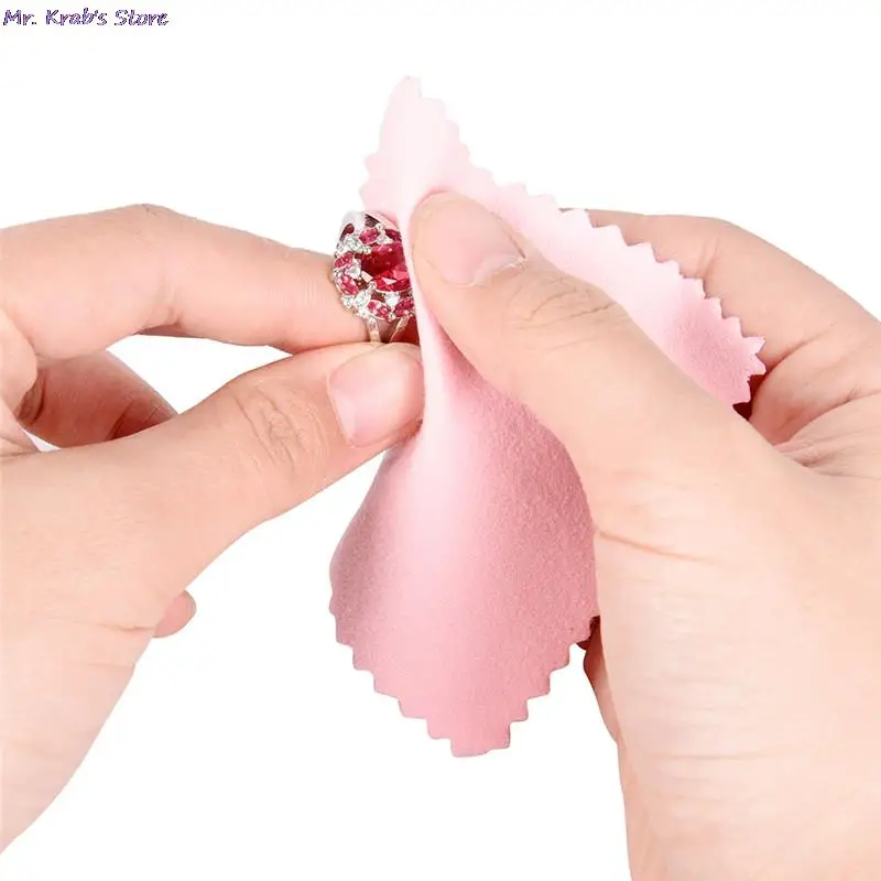 Салфетка для полировки ювелирных изделий 50 шт./компл. 8 х8 см | Украшения и