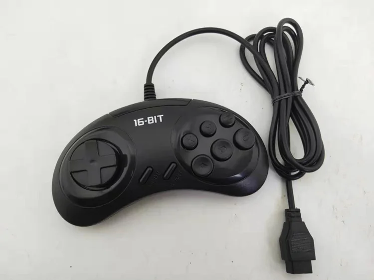 100 шт. высокое качество игровой контроллер для SEGA бытие 16 бит ручка пульт дистанционного управления 6 Кнопка геймпад для SEGA MD2