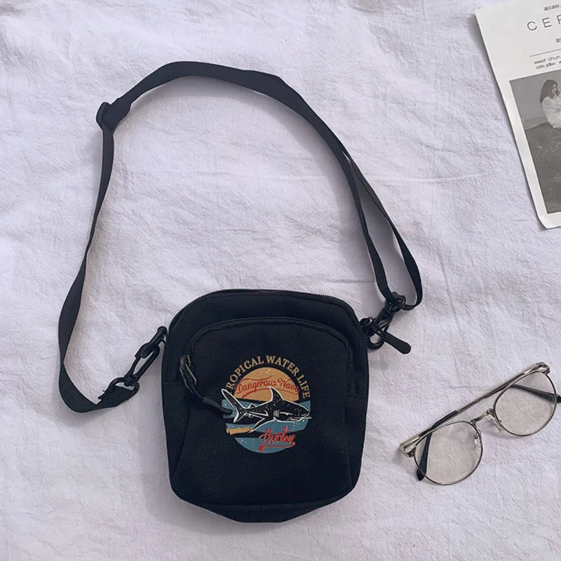 

New Women's Handbag Mini Canvas Shoulder Bag Ladies Small Purse Cell Phone Bags Fashion Cloth Long Strap Crossbody Bag For Women