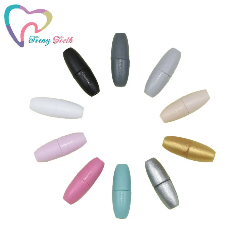 200 шт. пластиковые ожерелья и браслеты для прорезывания зубов 14 цветов Отрывные