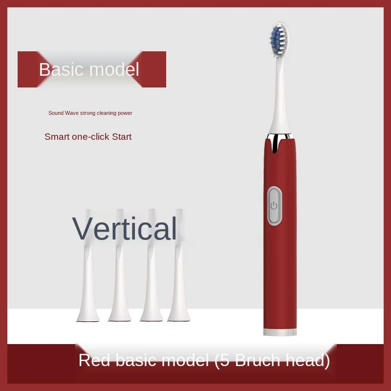

Household Adult Waterproof USB Rechargeable and Dry Battery Style Electric Toothbrush for Oral Cleaning