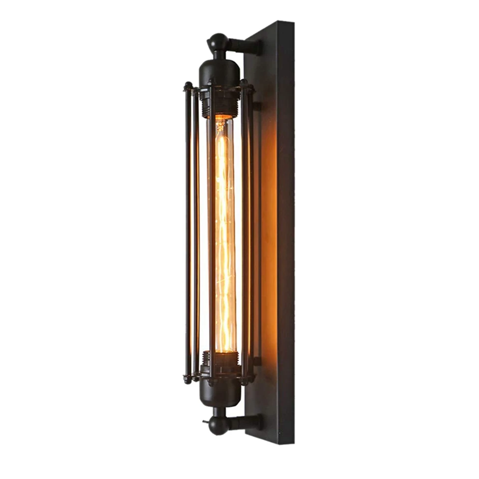 40W Wall Lights Industrial Vintage Lamps Bra Iron Loft Lamp Bedroom Corridor Restaurant Pub Edison Retro Sconces Light | Лампы и