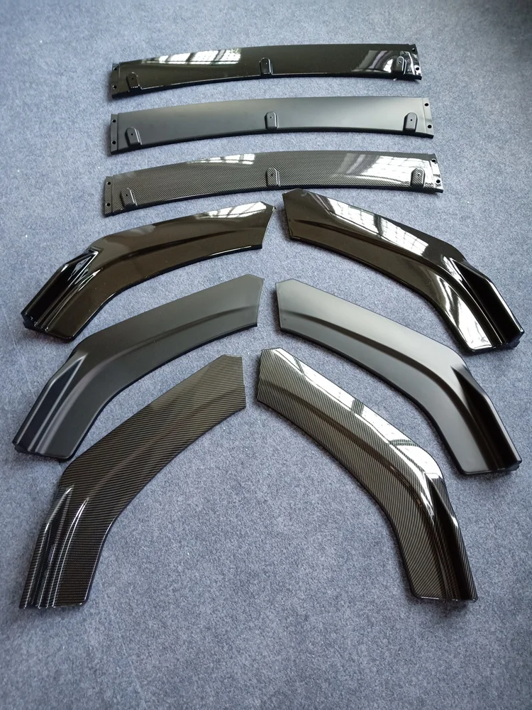 Комплект для защиты переднего бампера в форме губ защитная пластина отделка