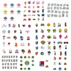 100 шт. милые Подвески в виде единорога с драгоценным камнем, английские буквы зодиака садовая сандалия, аксессуары, медицинские украшения для медсестры