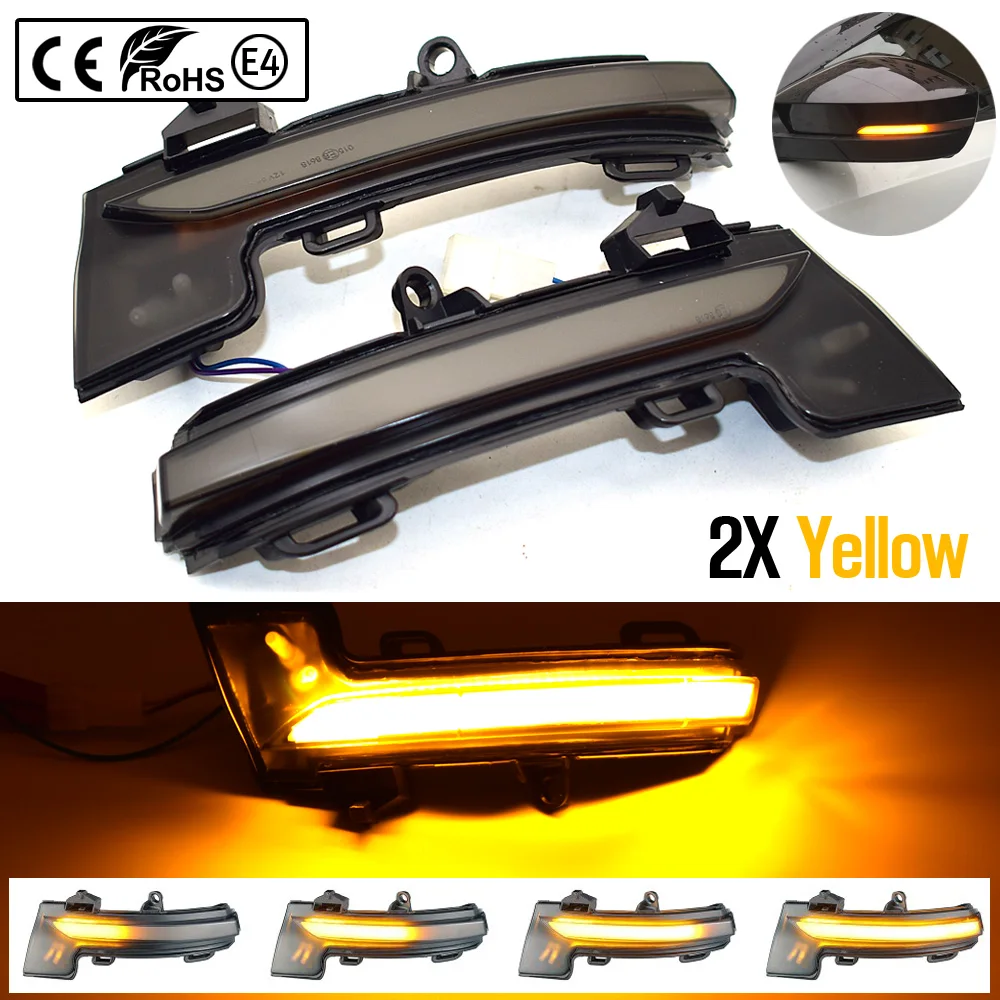 

LED Dynamic Turn Signal Light Flowing Water Blinker Flashing Light For Skoda Octavia Mk3 5E 2013 2014 2015 2016 2017 2018 2019