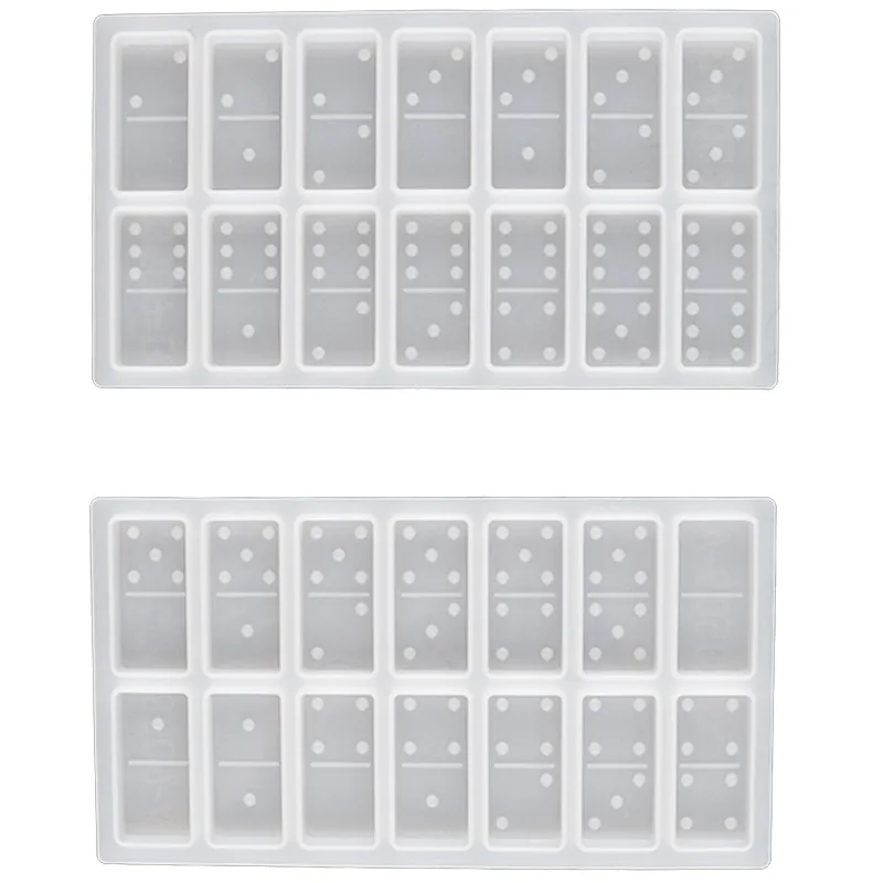 

SKTN Handmade Resin Domino Silicone Molds Jewelry Accessories Making Epoxy Resin Craft Cabochons Board Charms DIY Resin
