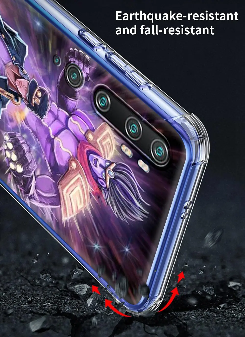 

JoJo Bizzare Adventure Airbag Phone Case for Xiaomi 9T Pro Note 10 Lite Pro 5G CC9E A2 Poco X2 M2 F2 Pro X3 NFC 10T Lite Shell