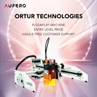 Лазерный станок Aufero для акрилапластикадереваМДФалюминия, фрезерный станок с ЧПУ для гравировки, шлифовки, фрезерования, резьбы по дереву