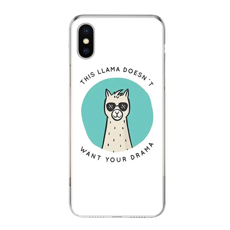 Лама-альпака для Apple Iphone 13 Pro Max 11 12 Mini X XS XR 8 Plus 7 6 6S SE 2020 5 дюймов | Мобильные телефоны