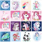 Алмазная 5D картина для детей, полное Рисование по номерам, для начинающих, мозаика сделай сам, декоративно-прикладное искусство сбез рамки