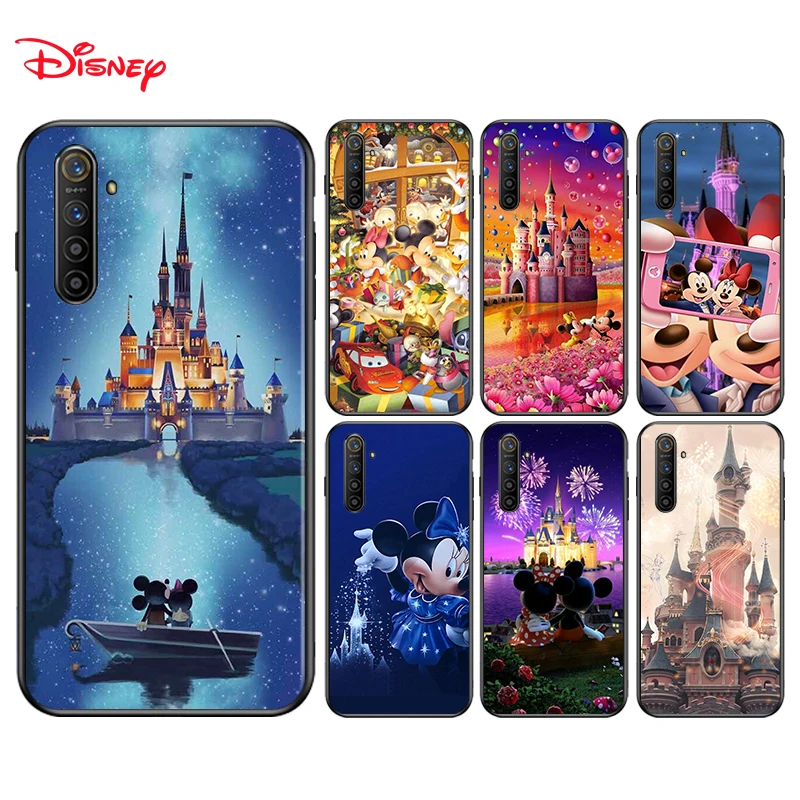 

Silicone Cover Disney Mickey Castle For Realme 7i Global C2 C3 C11 C12 C15 C17 X2 X3 Superzoom X50 XT Q2 Q2i Pro Phone Case