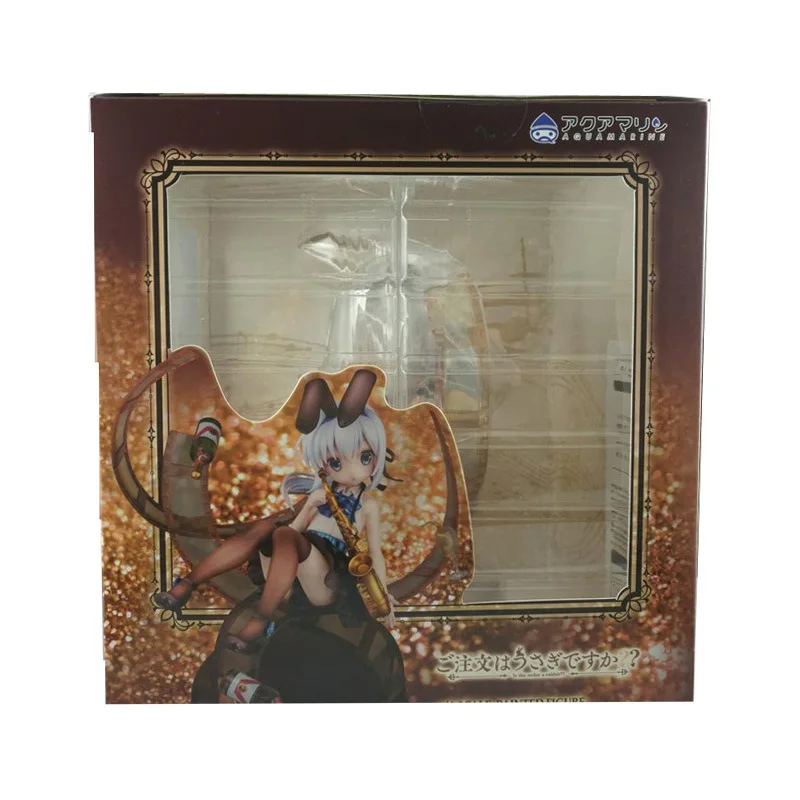 

Anime Please order the rabbit Sexy Girl Action Figure Toys Kafuu Chino PVC Figure Jazz style Cafe du Lapin Collectible Model Toy