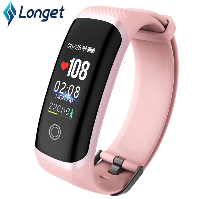 Смарт браслет Longet M4 с цветным экраном фитнес трекер пульсометр артериальное