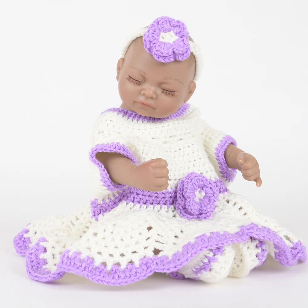 Полностью виниловые Мягкие силиконовые куклы 28 см 10 дюймов игрушки для