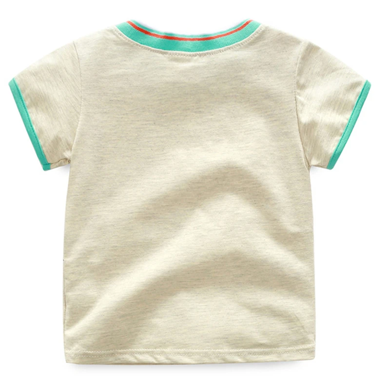 Лидер продаж Новинка 2018 года Летние топы для мальчиков и девочек с рисунком