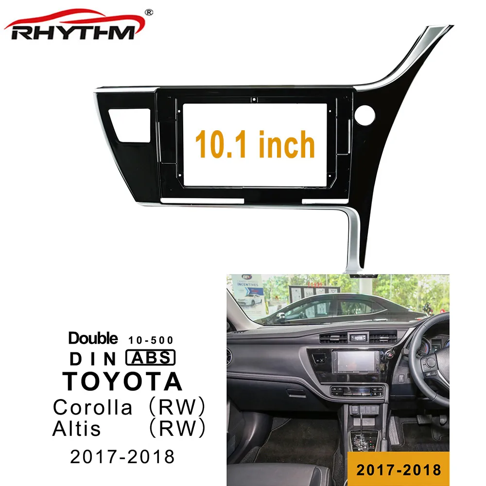10 1 дюймовая Автомобильная панель для TOYOTA Corolla 2017 2018 правое колесо автомобильная