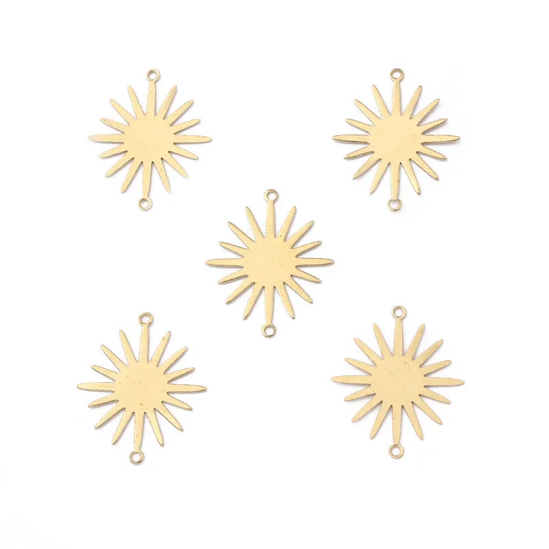 20 шт. подвесных подвесок в форме подсолнуха ювелирное изделие из латуни модный