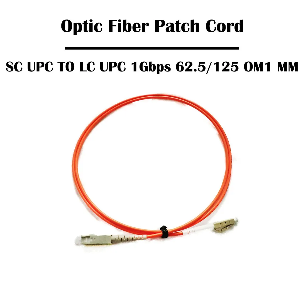 5 шт./лот 1 0 м SC в LC волоконный патч корд UPC/APC одном режиме мульти режим Simplex 3 мм FTTH