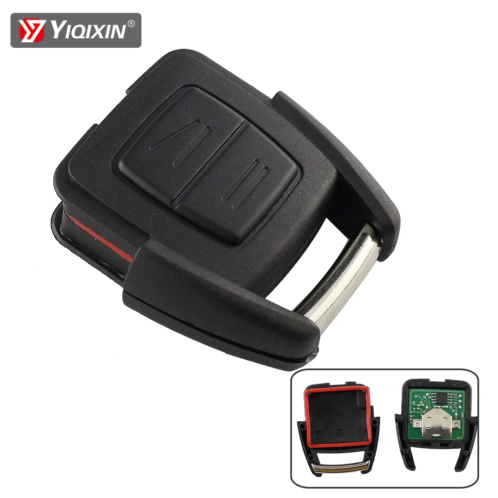 Фото 2-кнопочный дистанционный ключ YIQIXIN 433 МГц для Opel Vauxhall Astra H J G Insignia Mk4 B C Mokka Vectra Zafira Corsa OP1 Auto Omega 2 3 №1