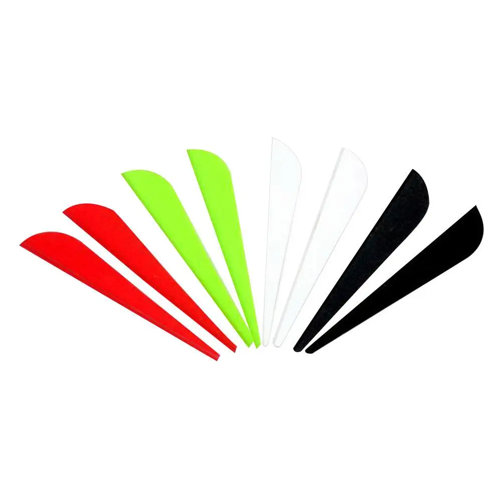 

Durable 3" 7.5CM Feather Arrows Tail Feather Hunting Vanes Archery Fletching Feathers Wing Shield Sports Plastic