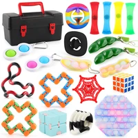 fidget toys anti stress set stretchy strings push gift pack adults children squishy sensory antistress relief figet toys