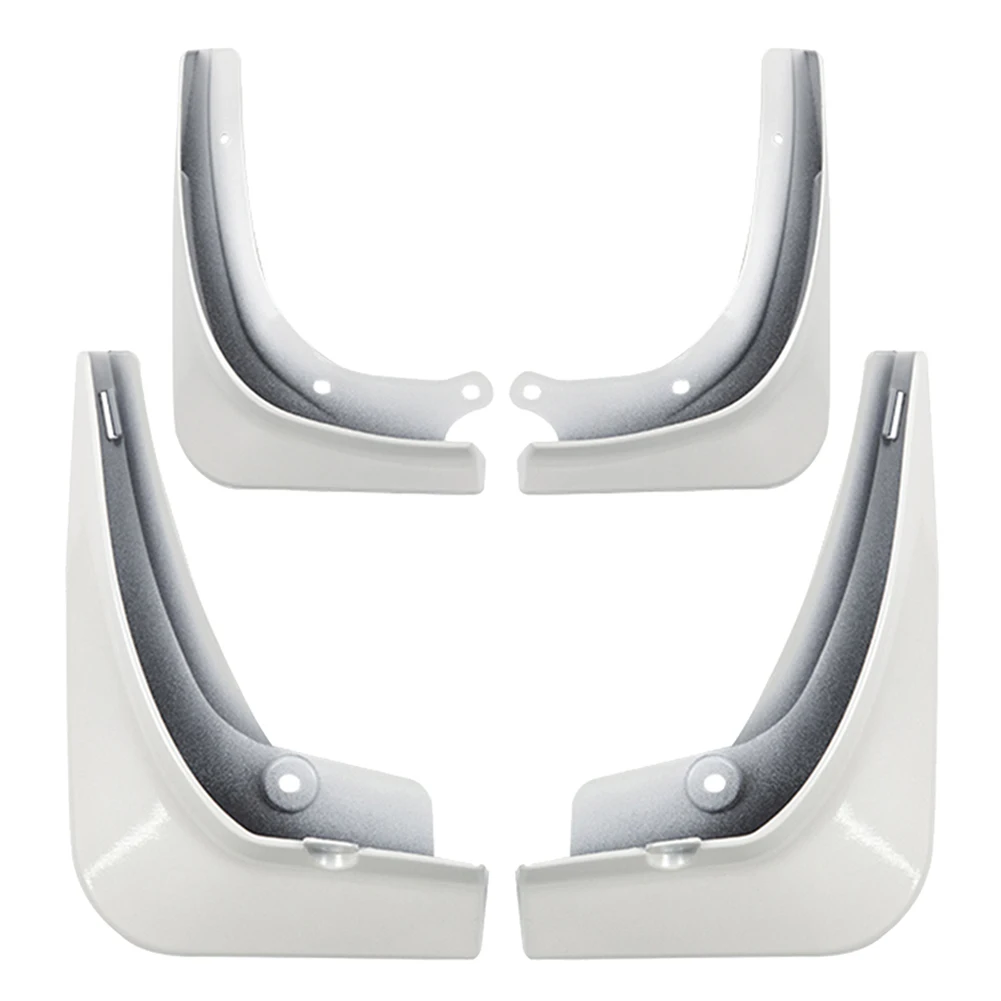 4 шт. Брызговики для автомобиля брызговики белые Tesla Model 3 2016 2019 грязные ловушки