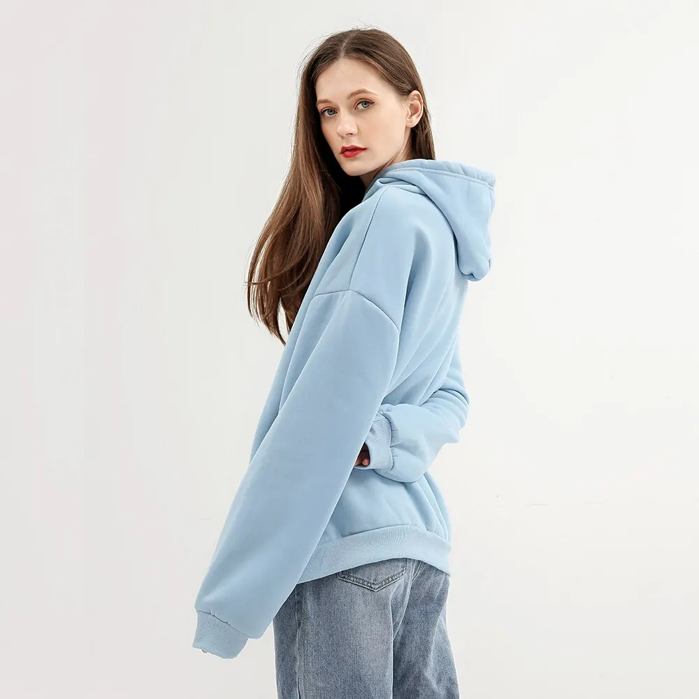 

Oversized Hooded Sweatshirts Women Black Hoodie Women's Sweatshirt Hoodies Ladies Long Sleeve Casual Warm Pullover Clothes