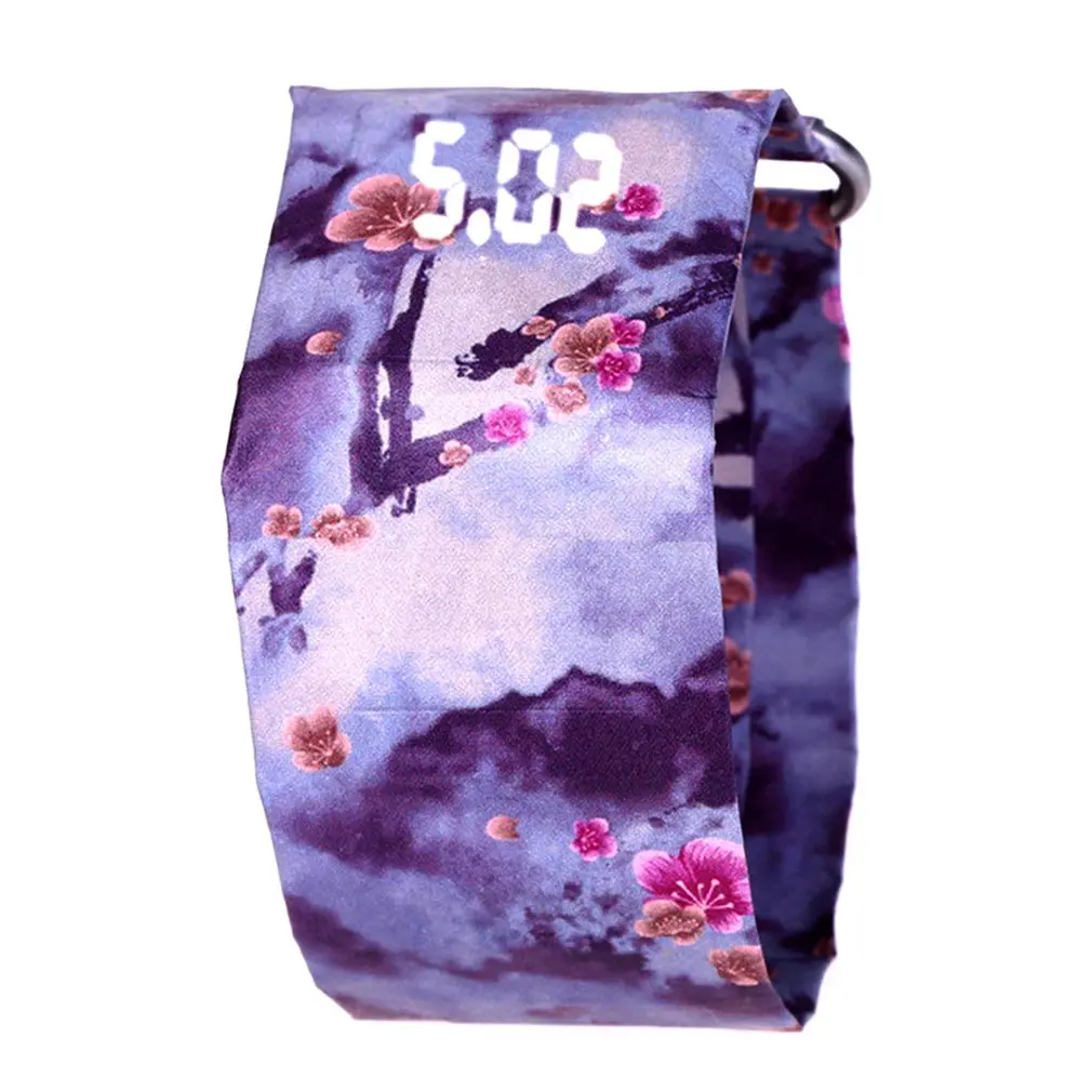 Креативные светодиодные часы для мужчин wo мужские водонепроницаемые Tyvek бумага