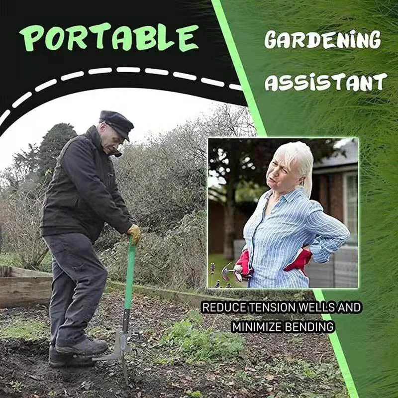 Foot Operated Weeding Aid Weeder Root Remover Puller Auxiliary Enjoy Easier Digging Planting Gardening Tool | Инструменты