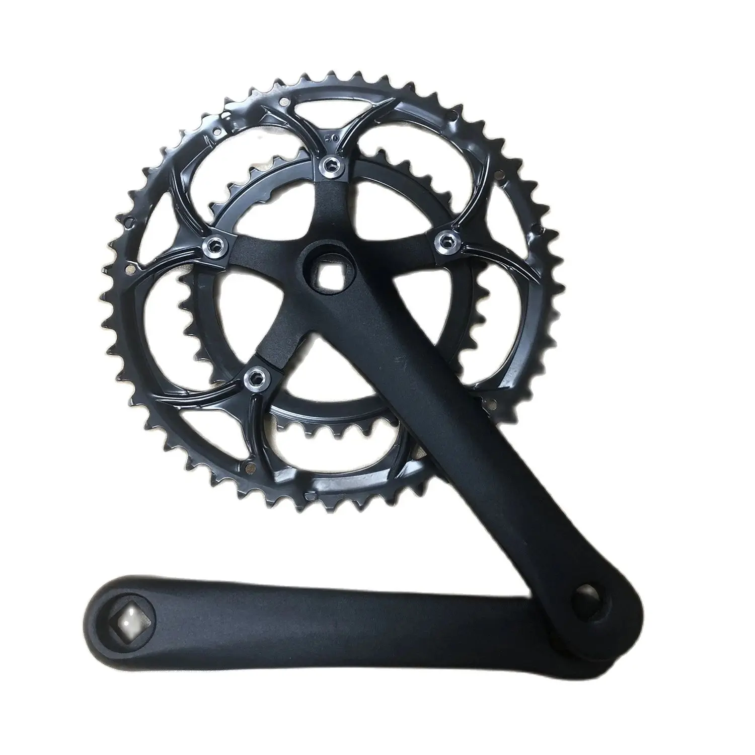 

Road Bike Crankset High-end Chainwheel Bicycle Aluminum Alloy 50-34T 8/9S Chainring Square Hole Racing 170mm Crank Cycling Parts