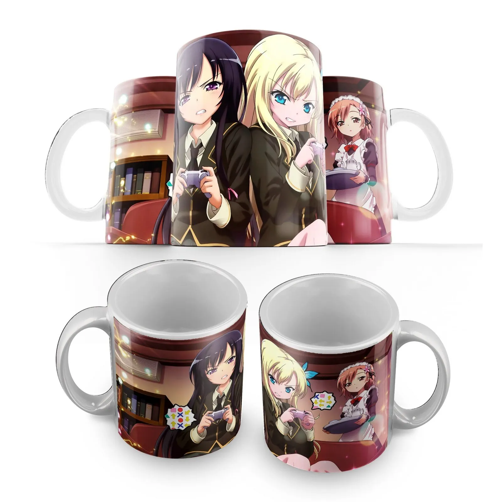 Кружка: У меня мало друзей (аниме девушки персонаж манга гарем) -2 |