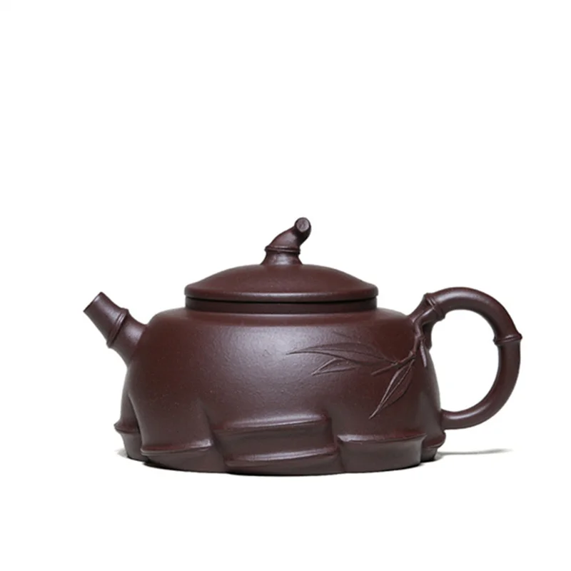 

Yixing Purple Clay Teapot Handmade Wangzhen Xuezhu Section Teapot Tea Set Chinese Tea Set Household Teapot Kettle Tea Pot