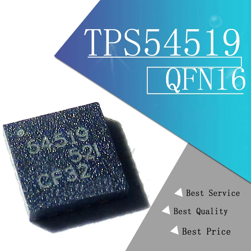 1 шт. TPS54519 54519 QFN16 Жидкостная фотоэлектрическая интегральная схема | Электронные