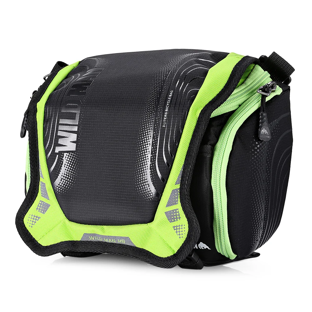 WILD MAN Водонепроницаемая велосипедная сумка большой емкости на руль переднюю