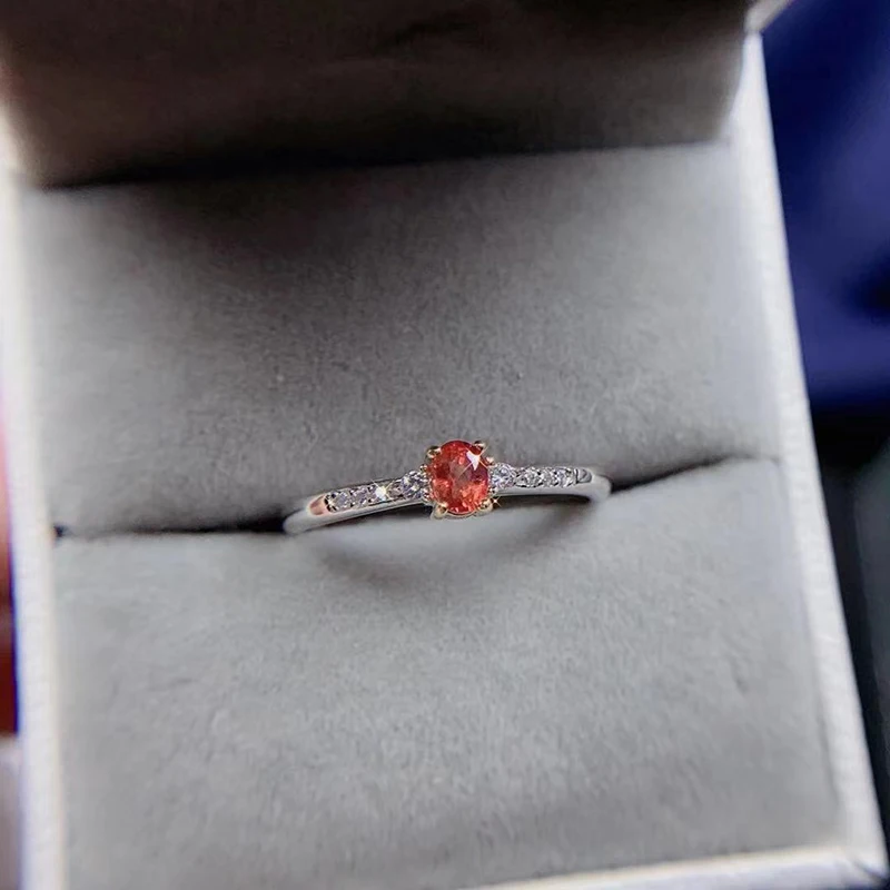 

Trendy 3x4mm Natural Songa Ruby Ring for Women 100% 925 Sterling Silver Gemstone Ruby Adjustable Rings Wedding Fine Jewelry