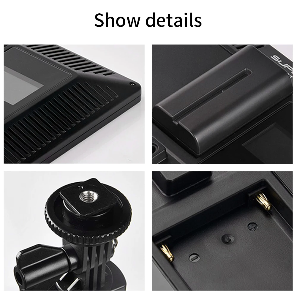 SUPON L122T светодиодный видео светильник на Камера фотостудия ing типа Горячий башмак
